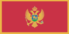 Flagge - Montenegro (Crne Gore). 